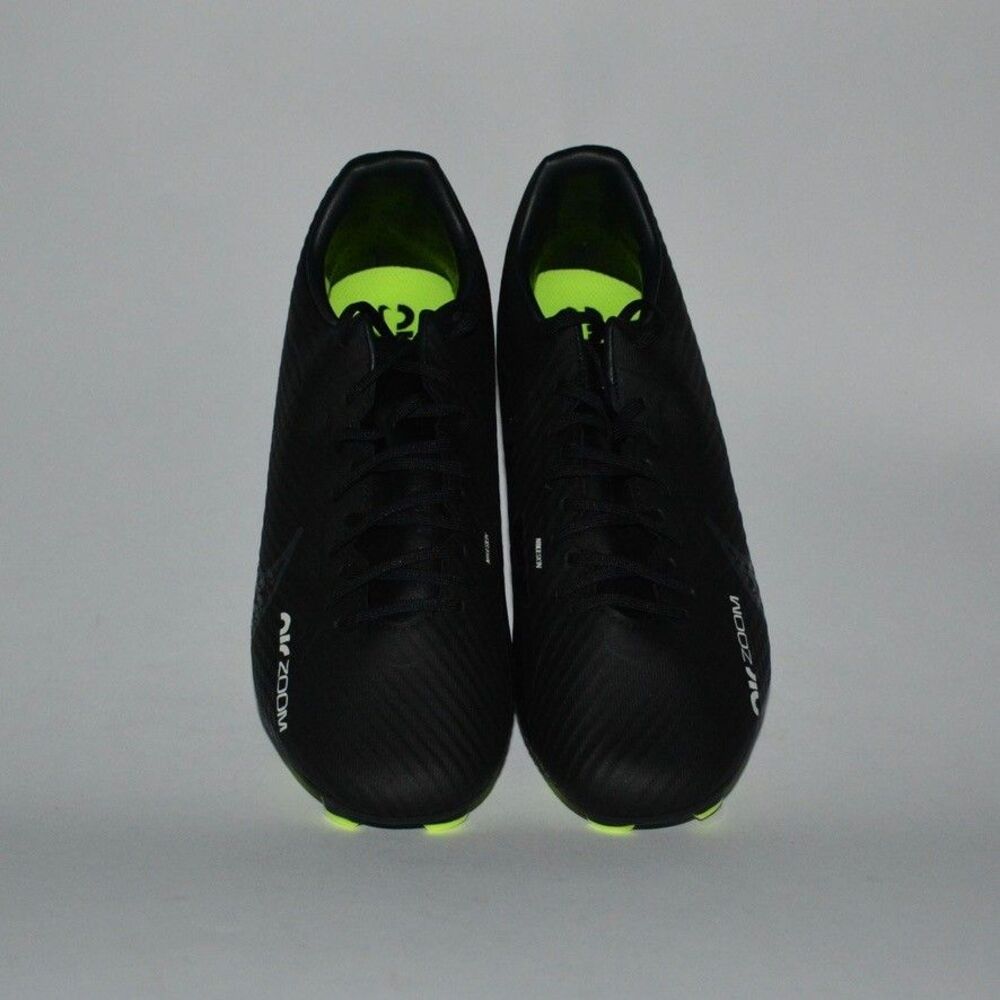 Nike Mercurial Vapor 15 Academy FG/MG Size 9 Black Grey Volt DJ5631-001 Cleat - Picture 5 of 8
